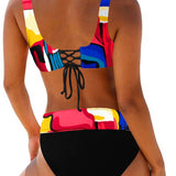 Farverig Bikini Eva - Livlig og Sprudlende Design