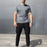 Emanuele™ | Evano T-Shirt - Mørkegrå Elegance