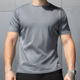 Emanuele™ | Evano T-Shirt - Mørkegrå Elegance