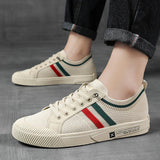 Strikkede Sneakers Marco med Tricolor Bånd