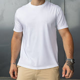 Ernesto™ | T-shirt Evano Bianca - Klassisk Hvid T-shirt