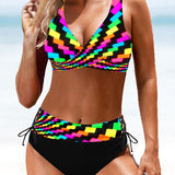 Farverig Bikini Eva - Livlig og Sprudlende Design