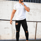 Marco™ | Paul Denim Jeans - Nero Strappati Premium