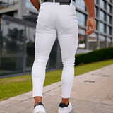Vega Michele™ Hvide Strippede Jeans