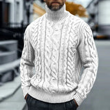 Harald | Vintage Sweater med Høj Krave