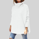 ANNELISE Oversize Pullover med Høj Krave