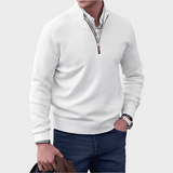 Malik | Elegant Herresweater med Lynlås