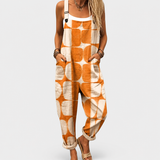 Stilfuld Trykt Overall i Behageligt Design