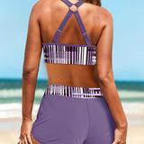 Høj Talje Rib Bikini Janette