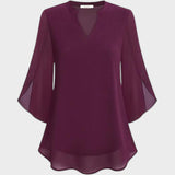 Marina | 3/4 Ærmet Bluse