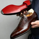 Enzo — Elegant Oxford Brogue Sko til Mænd