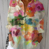 Sara | Drømme Akvarel Bluse