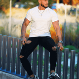 Marco™ | Paul Denim Jeans - Nero Strappati Premium