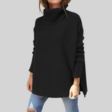 ANNELISE Oversize Pullover med Høj Krave