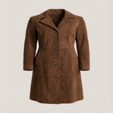 Giulia | Lang Suede Frakke