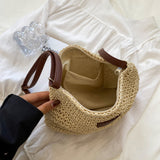 Olivenfarvet Skuldertaske i Kvalitetsdesign