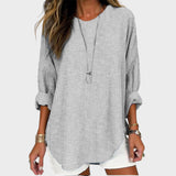 Rhea | Elegant Stribet Bluse