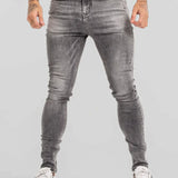 Manuele™ | Lys Grå Herrejeans