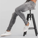 Manuele™ | Lys Grå Herrejeans