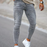 Manuele™ | Lys Grå Herrejeans