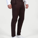 Giorgio™ Astino Stretchbukser - Mørkebrun Elegance