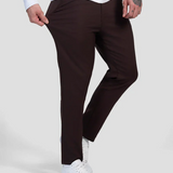 Giorgio™ Astino Stretchbukser - Mørkebrun Elegance
