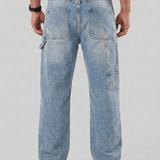 Fulvio™ | Tadeo Carpenter Jeans - Lys Blå Herre