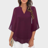 Marina | 3/4 Ærmet Bluse