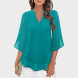 Marina | 3/4 Ærmet Bluse