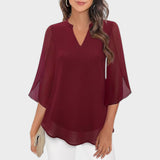 Marina | 3/4 Ærmet Bluse