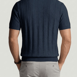 Benito™ | Polo Dante i Marineblå Strik