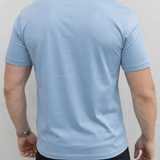 Ettore™ | Evano T-Shirt - Lys Blå