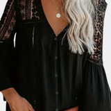 Spidsgarn Bluse – Elegant og Unik Design