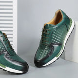 Alessandro — Flettet Læder Sneakers