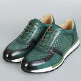Alessandro — Flettet Læder Sneakers