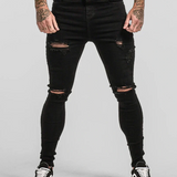 Marco™ | Paul Denim Jeans - Nero Strappati Premium