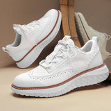 Vittorio Vævet Læder Sneaker Oxford