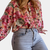 Bluse med Vilde Blomsterdrømme