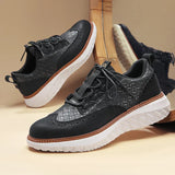 Vittorio Vævet Læder Sneaker Oxford