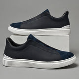 Matteo — Kamel- og Læder Slip-On i Høj Kvalitet