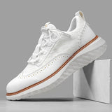 Vittorio Vævet Læder Sneaker Oxford