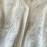 Broderet Blonde Prairie Skjorte
