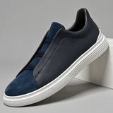 Matteo — Kamel- og Læder Slip-On i Høj Kvalitet