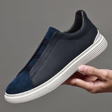 Matteo — Kamel- og Læder Slip-On i Høj Kvalitet