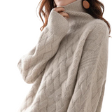Valentina™ | Elegant Højhalset Sweater