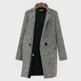 CHELSEA™ | Lang Checket Frakke