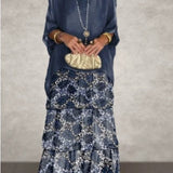 Lara | Elegant Maxi Kjole i Let Viskose