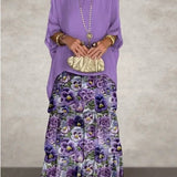 Lara | Elegant Maxi Kjole i Let Viskose