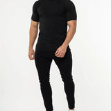 3-pak sorte T-shirts fra Aleano - Essentiel sæt