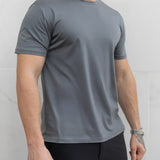 Emanuele™ | Evano T-Shirt - Mørkegrå Elegance